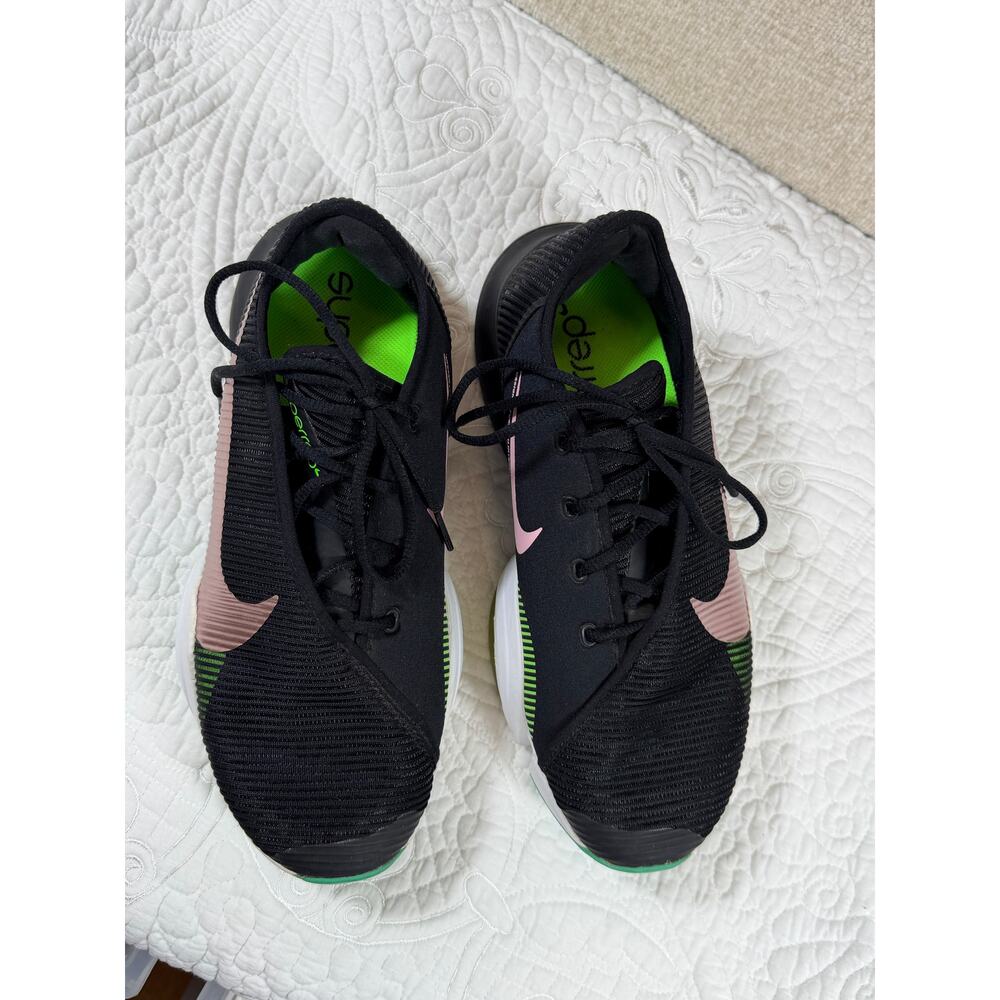 Nike Air Zoom SuperRep Women 8 Black Pink Athletic Running Training Sneakers - Picture 7 of 10